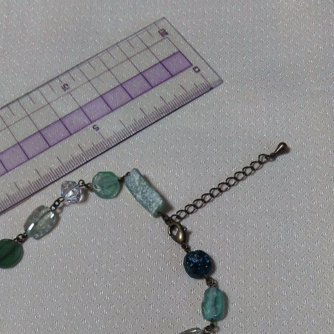 ローマンガラスネックレス