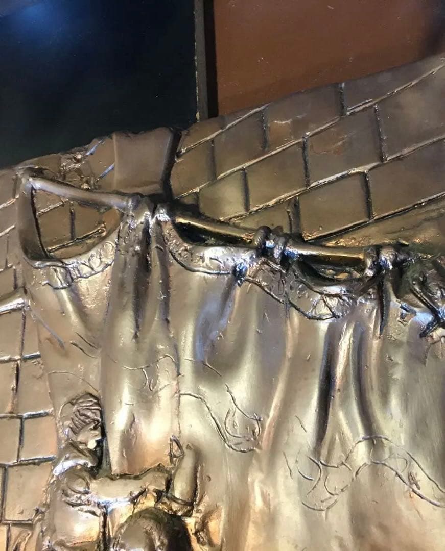 95cm懸金属製品/浮彫り /彫刻 歴史的シーン