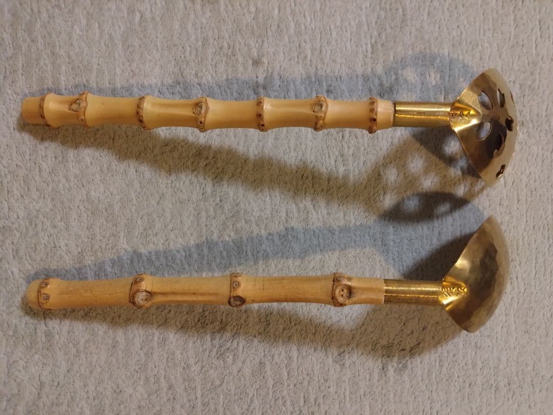 有次 27㎝ 真鍮うどん鍋 チリレンゲ2個付き