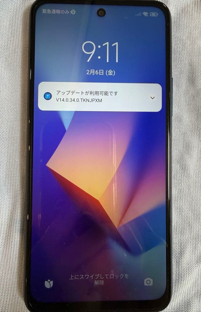 Redmi Note10T 5G スマートフォン 本体とクリアケース