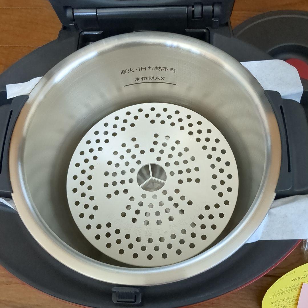 ヘルシオ　ホットクック　HEALSIO HOTCOOK レッド