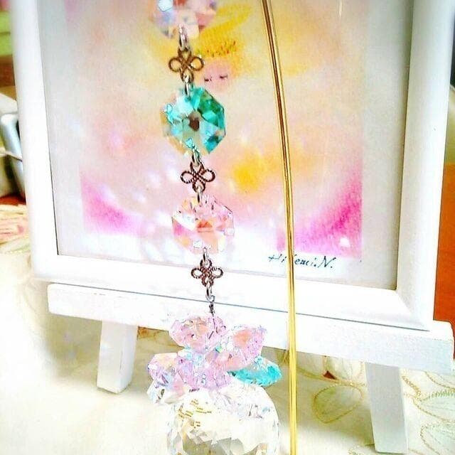 ✨桜咲く〜cherry blossoms✨ サンキャッチャー✨スタンド付き