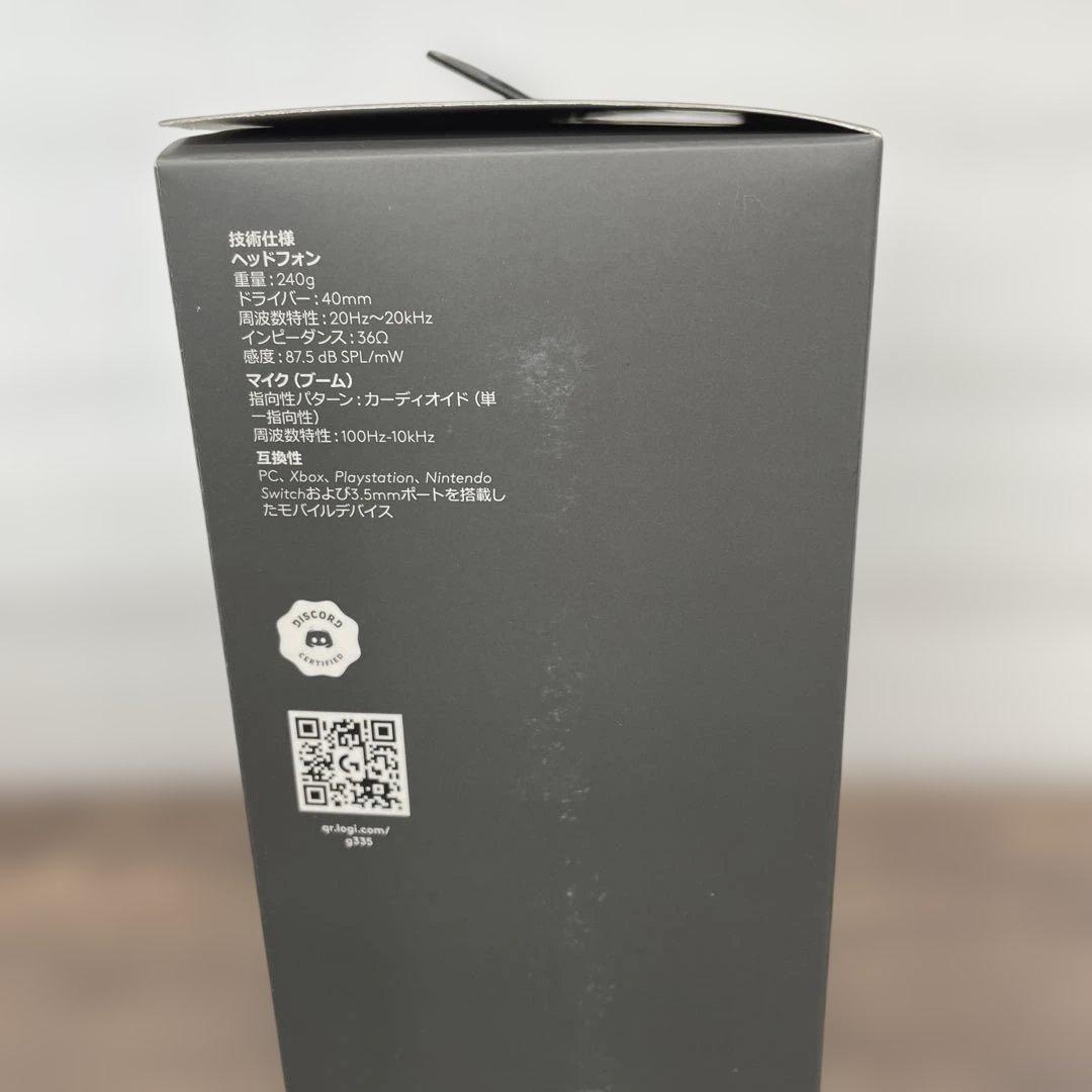 12040LogicoolGゲーミングヘッドセット G335軽量 3.5mm有線