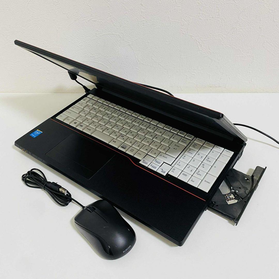 Y133 Fujitsuノートパソコンi5 SSD高速Windows11オフィス