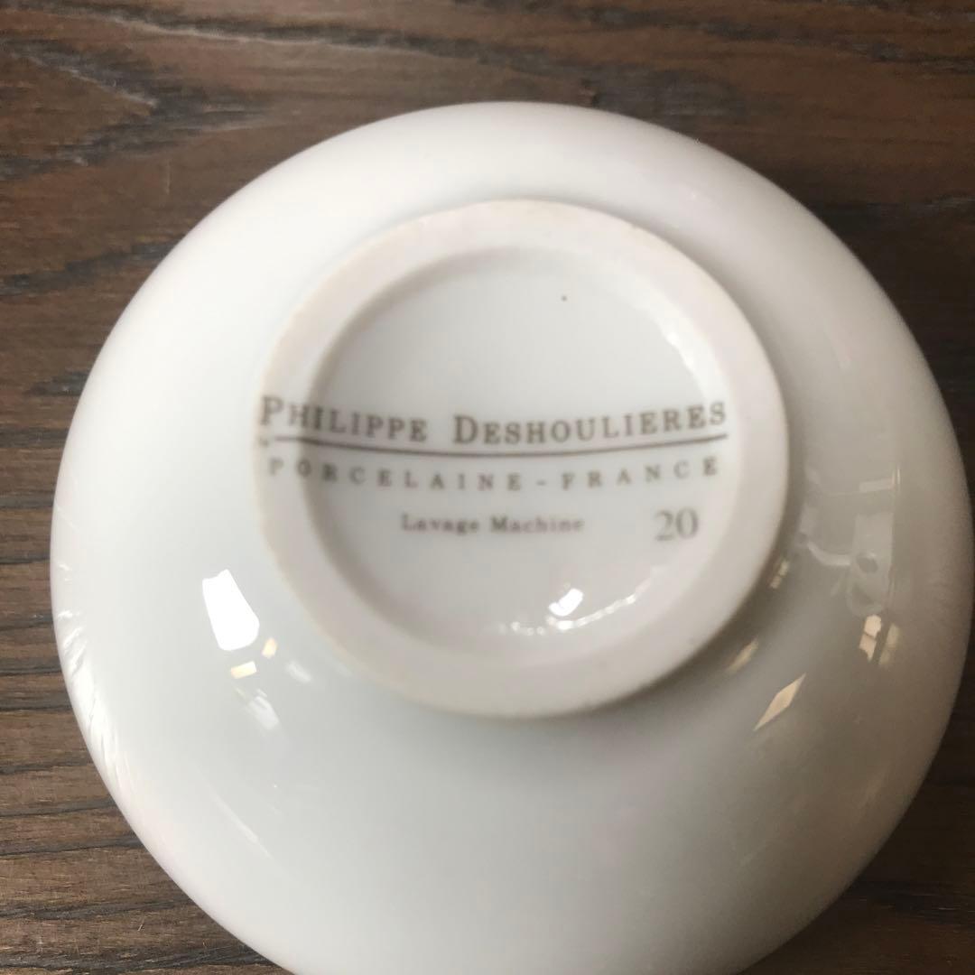 【未使用】リモージュ フィリップ デズリエ　大皿プレート マグカップ　6点セット