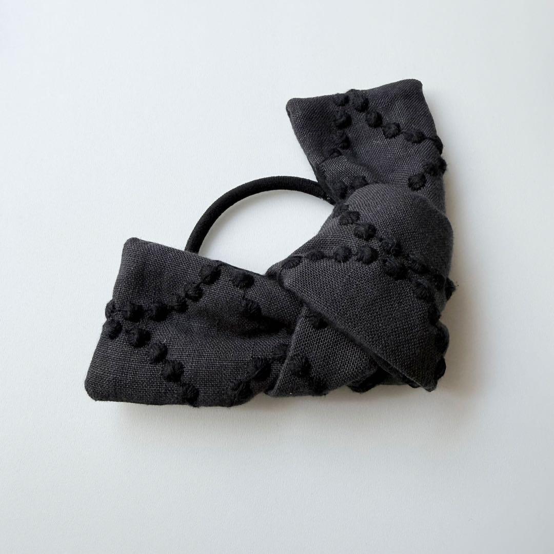 560/ミナペルホネン ヘアゴム /かけら リボン