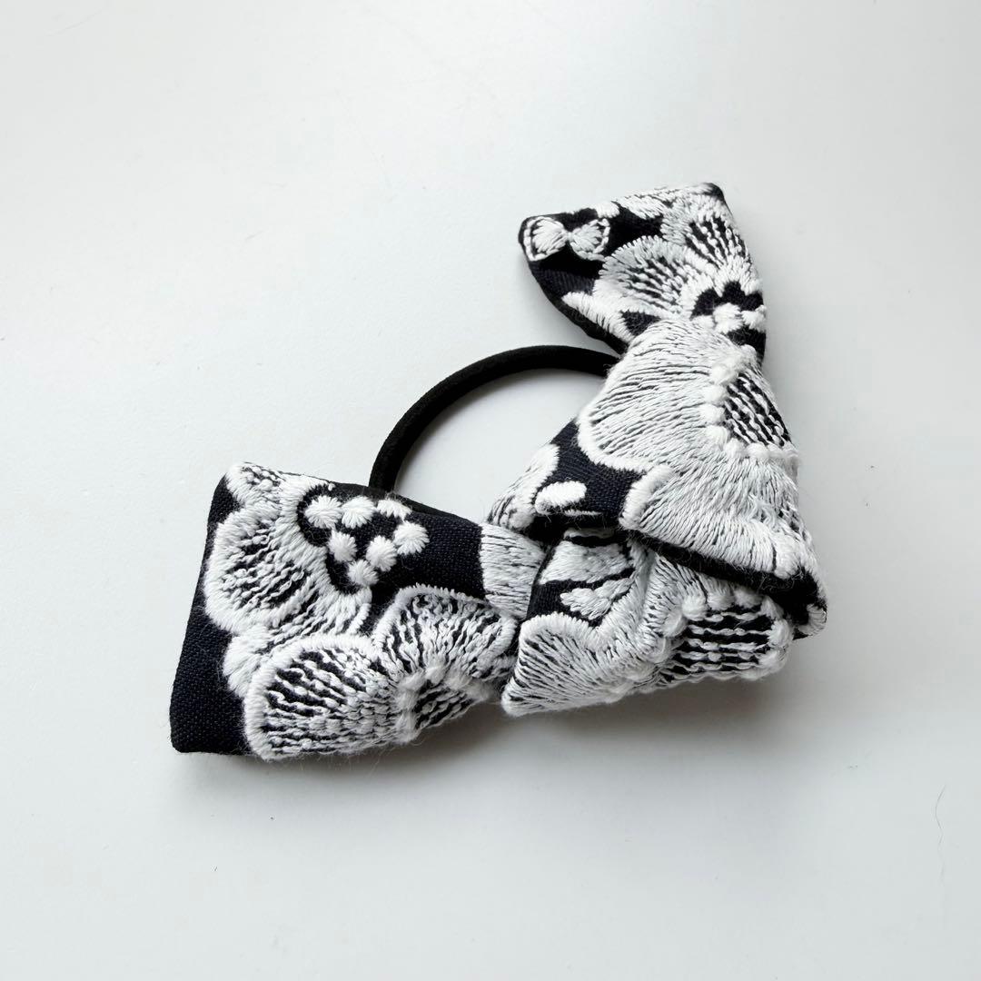 560/ミナペルホネン ヘアゴム /かけら リボン