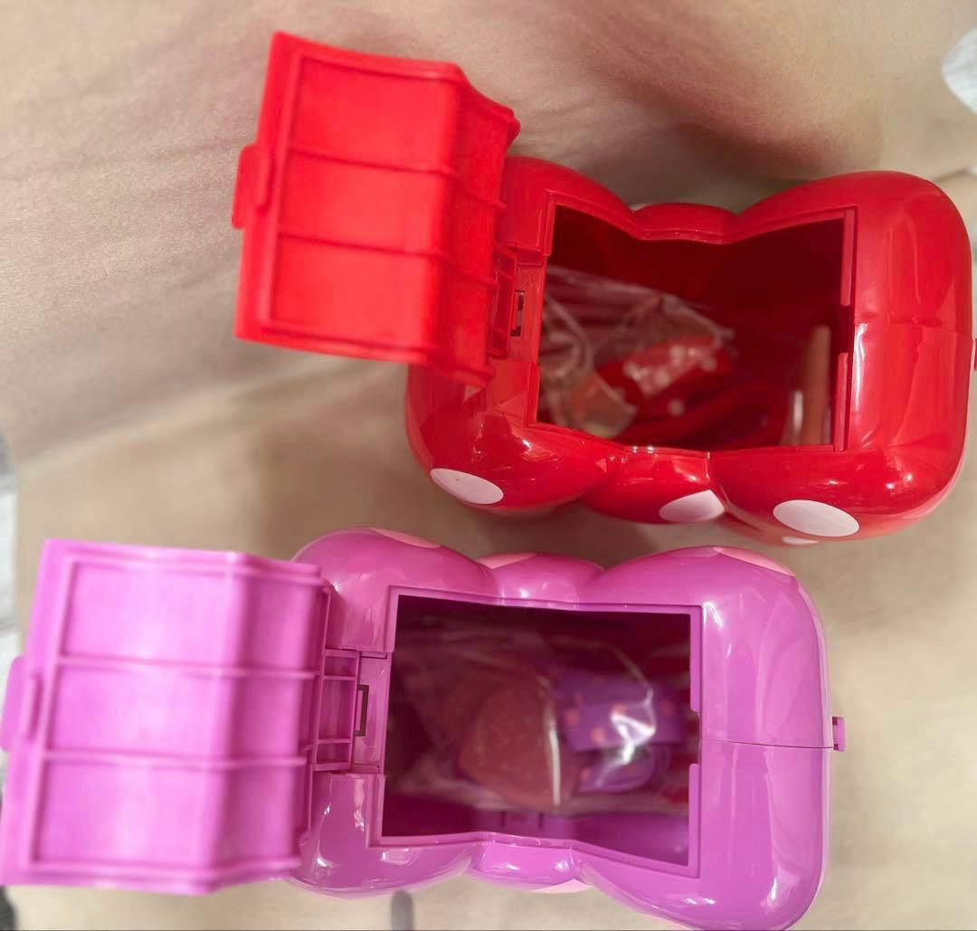 ディズニー ポップコーンバケット ミニー　赤とピンク2個セット