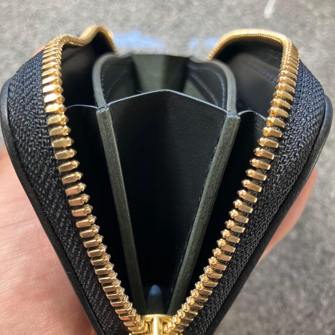 ラウンドファスナーType1mini 黒 ダイヤスタンプ