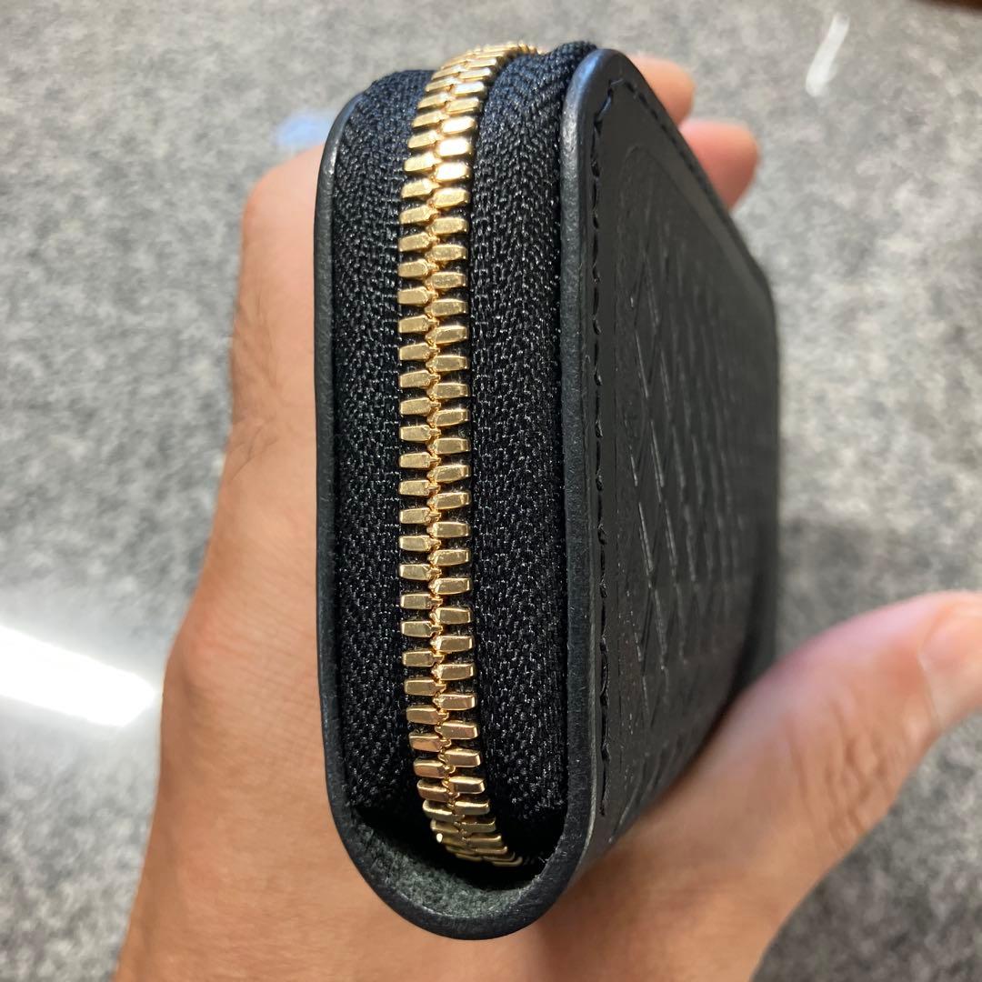 ラウンドファスナーType1mini 黒 ダイヤスタンプ