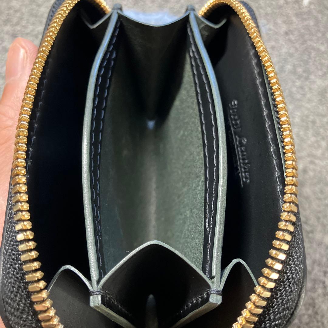 ラウンドファスナーType1mini 黒 ダイヤスタンプ