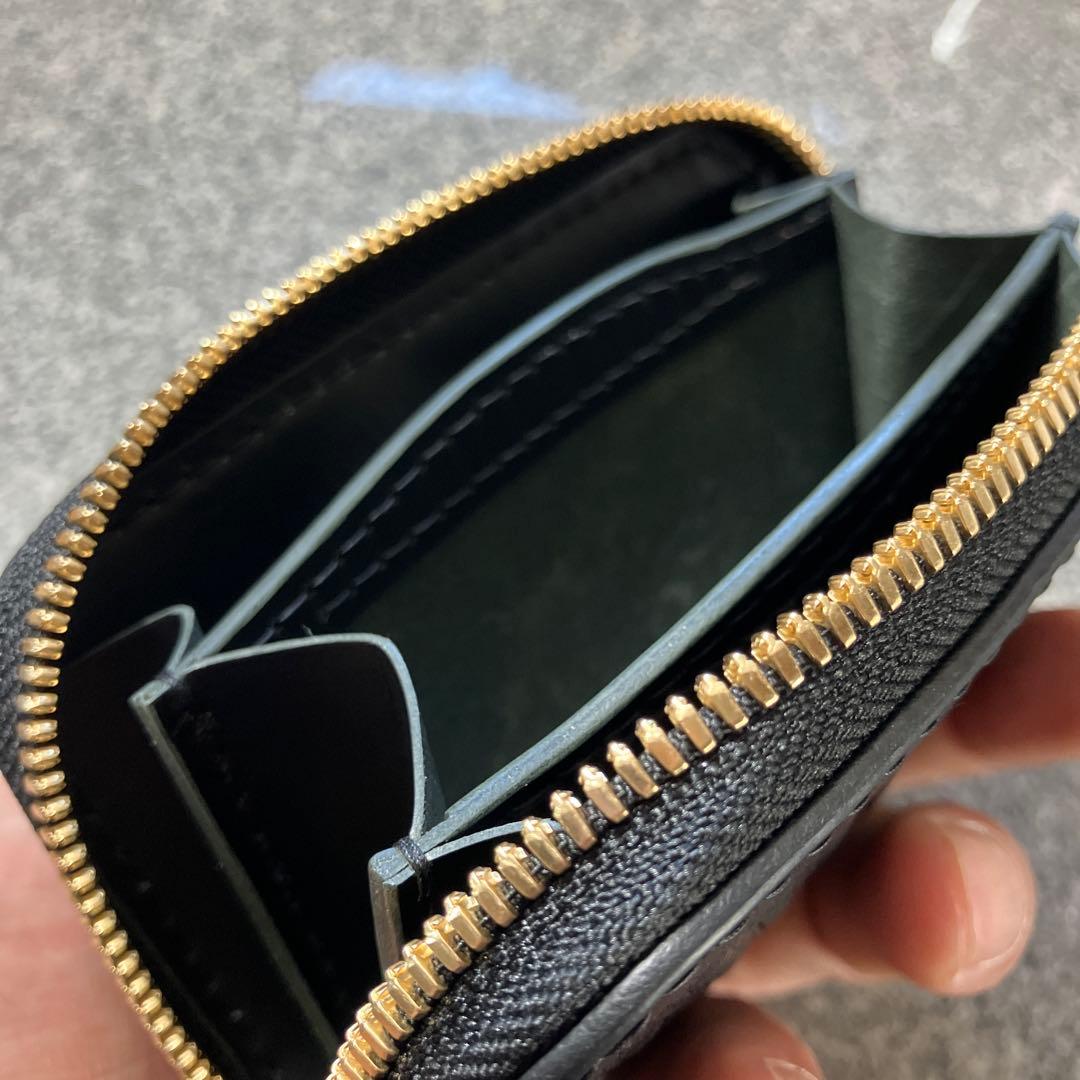 ラウンドファスナーType1mini 黒 ダイヤスタンプ