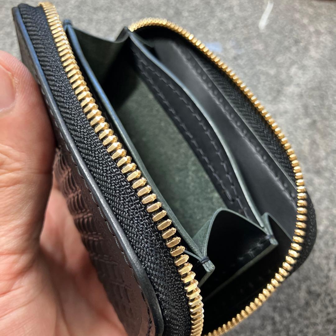 ラウンドファスナーType1mini 黒 ダイヤスタンプ