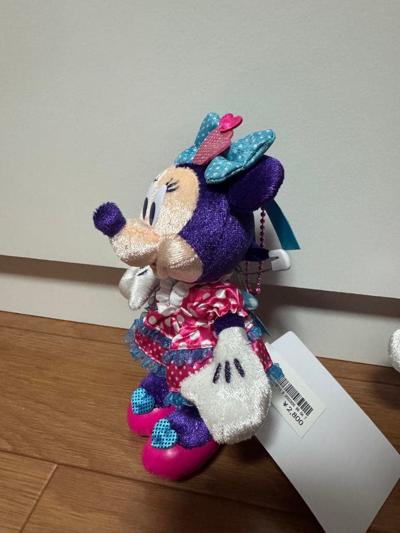 お顔厳選！】ミニーファンダーランド　ミッキー&ミニーぬいぐるみバッジ