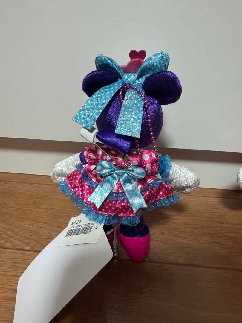 お顔厳選！】ミニーファンダーランド　ミッキー&ミニーぬいぐるみバッジ