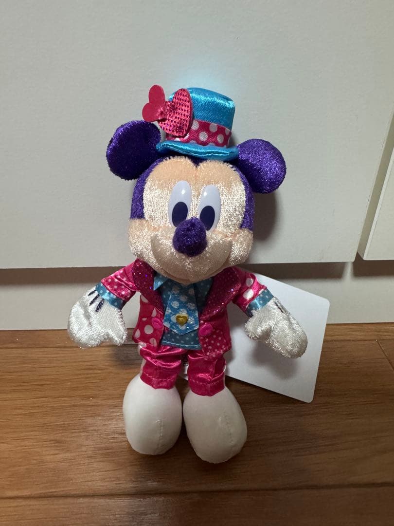 お顔厳選！】ミニーファンダーランド　ミッキー&ミニーぬいぐるみバッジ