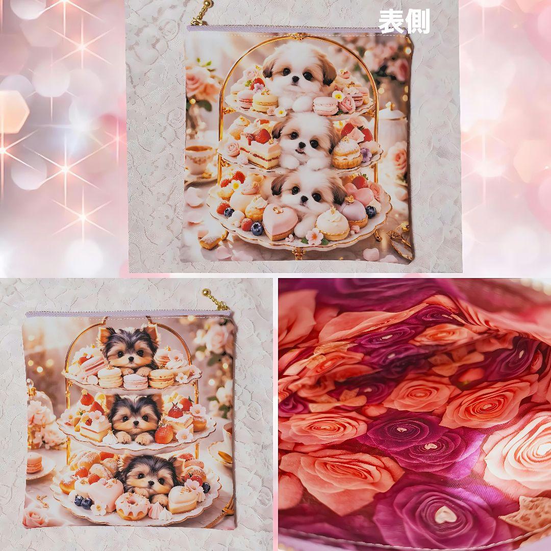 コスメ大好き様♥️リクエストオーダーページ⑥両面パネルフラットポーチ