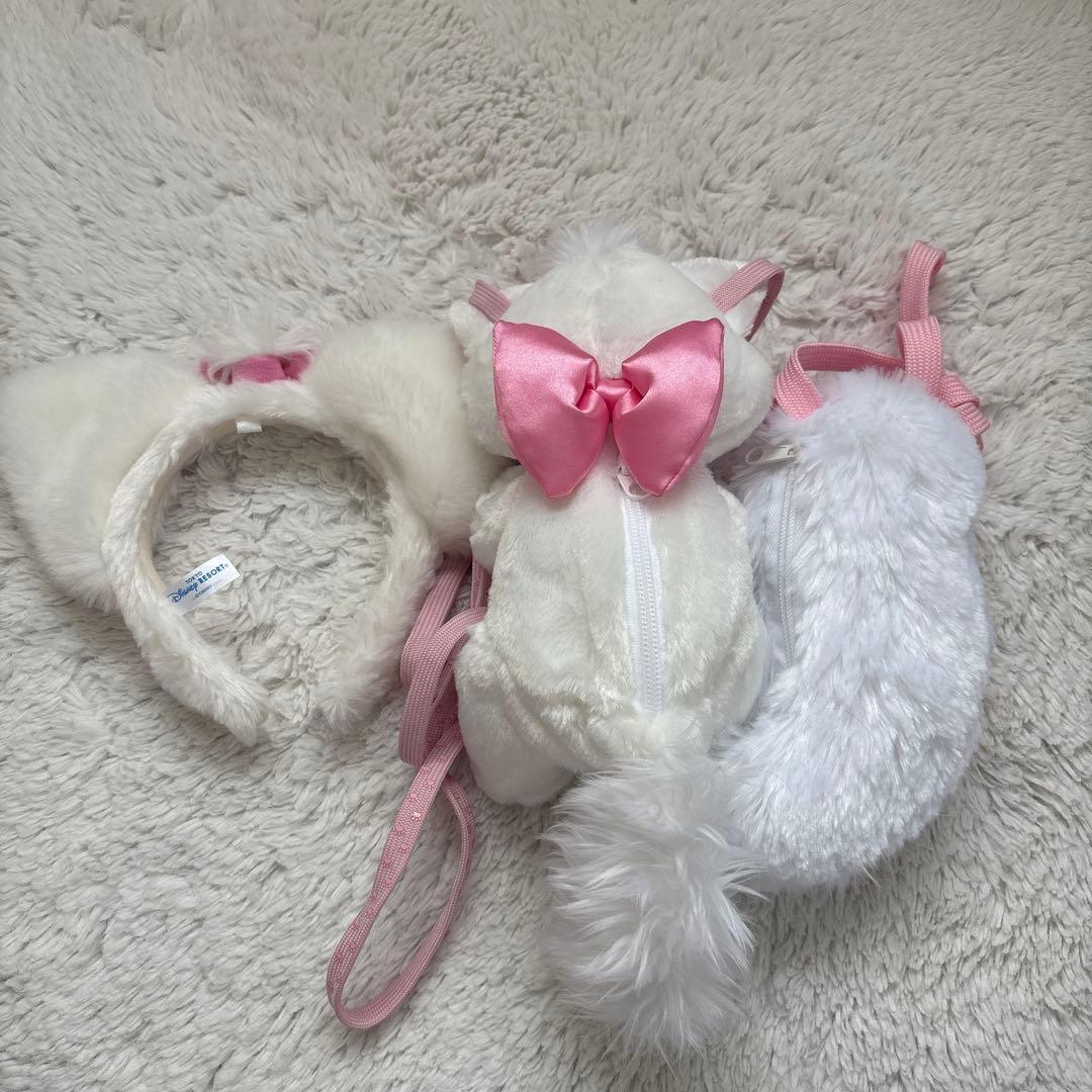 ディズニー　マリーちゃん　カチューシャ　ショルダーバッグ　3点セット