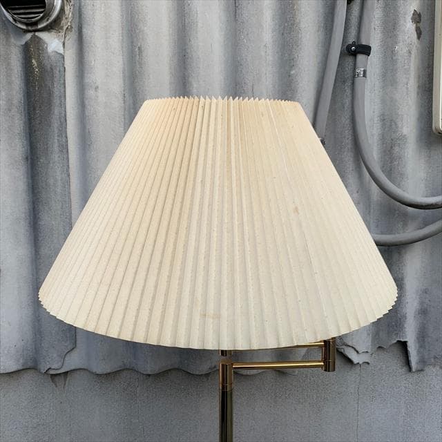 クラシック｜フロアランプ｜スウィングアーム｜ゴールドカラーベース｜照明｜②｜