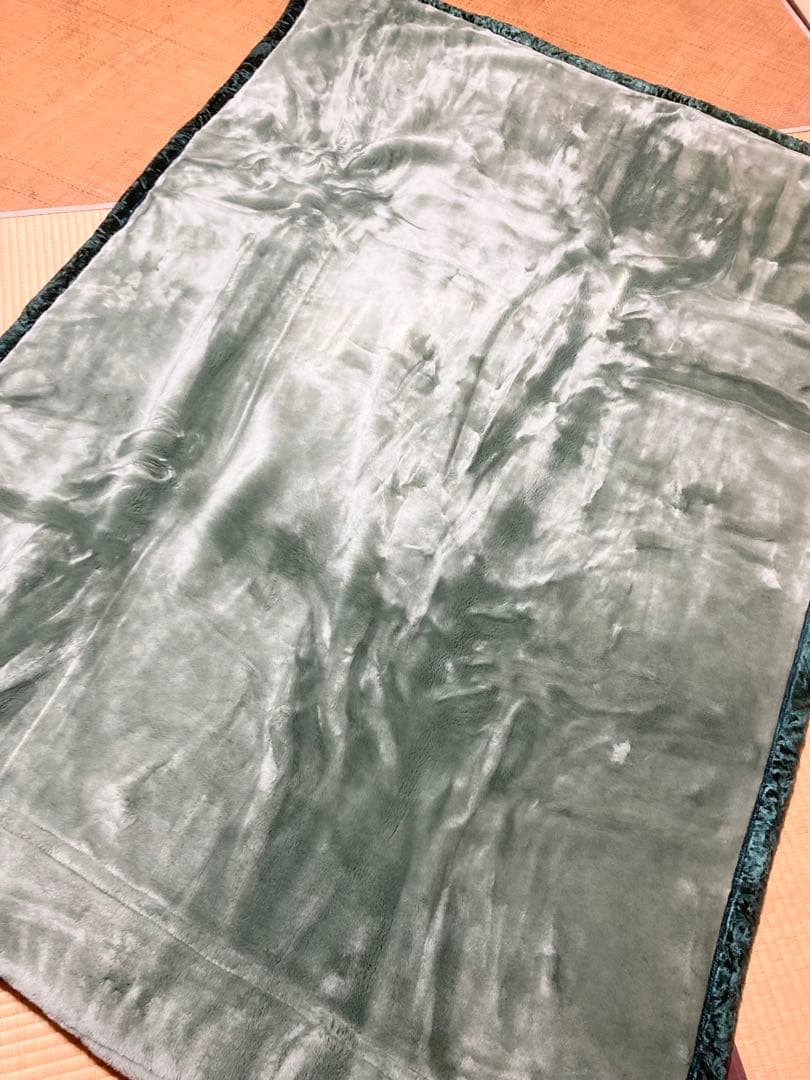 【新品未使用】京都西川 襟付き2枚合わせ毛布　シングルサイズ