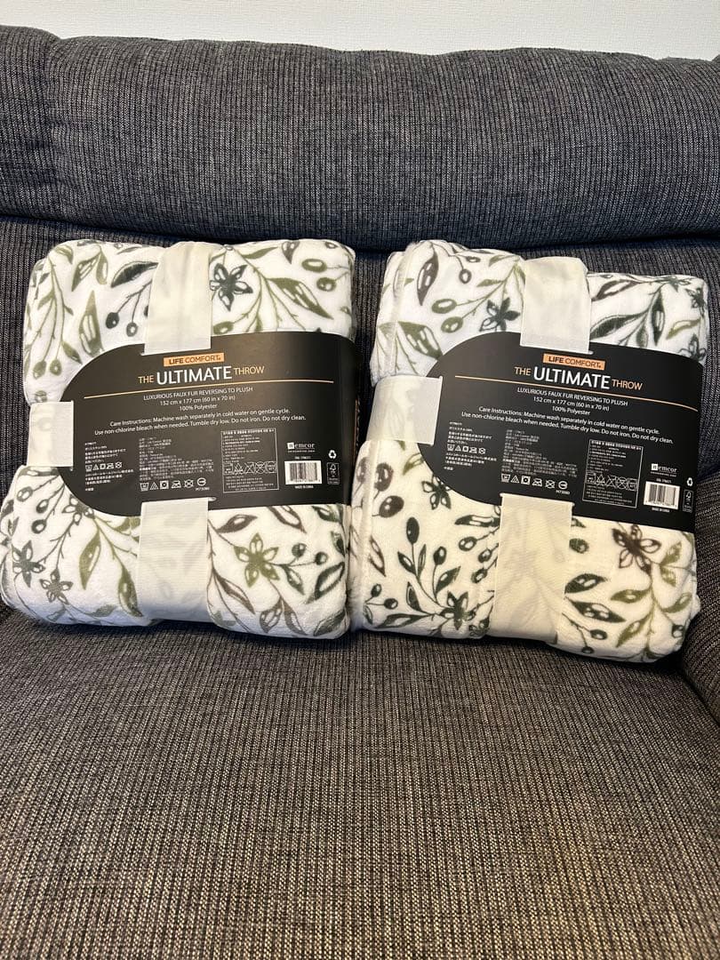 コストコ　大判膝掛け　コンフォート　2枚セット