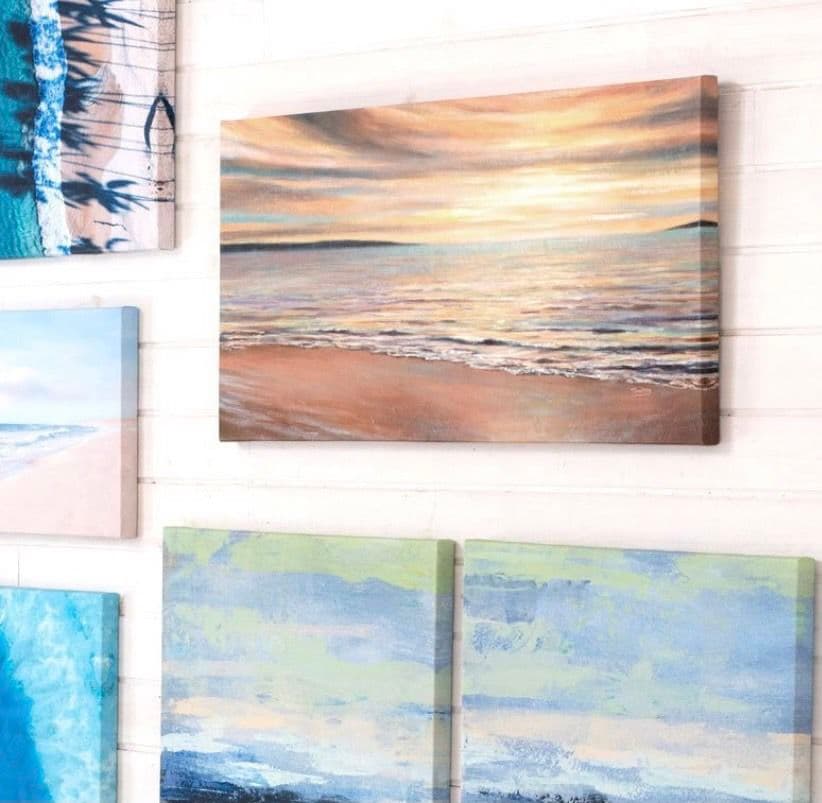 アジアン バリ島 南国 リゾート 西海岸 夕日 アートパネル 絵画 ハワイ 癒し