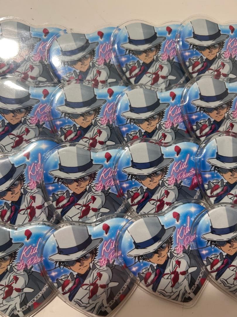 怪盗キッド 缶バッジ ハート コナン プラザ 24点