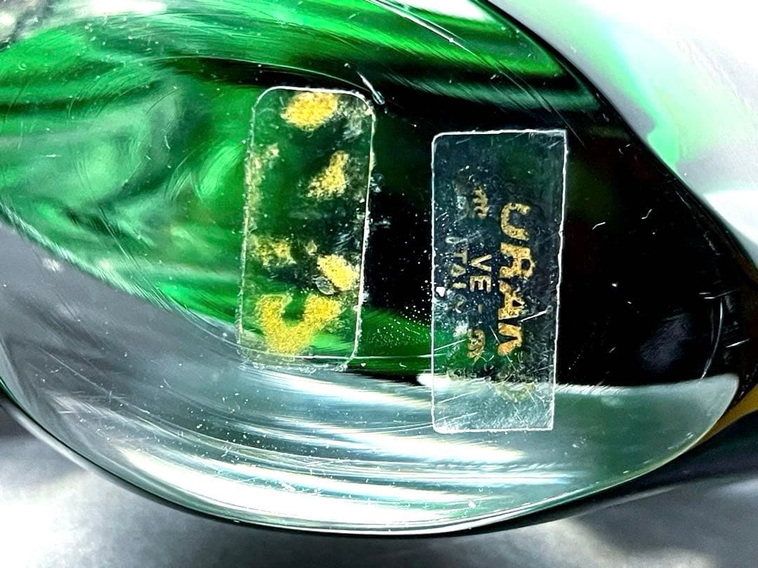 MURANOムラーノガラス イタリア製　ラージ 大型ヨット クリアグリーン