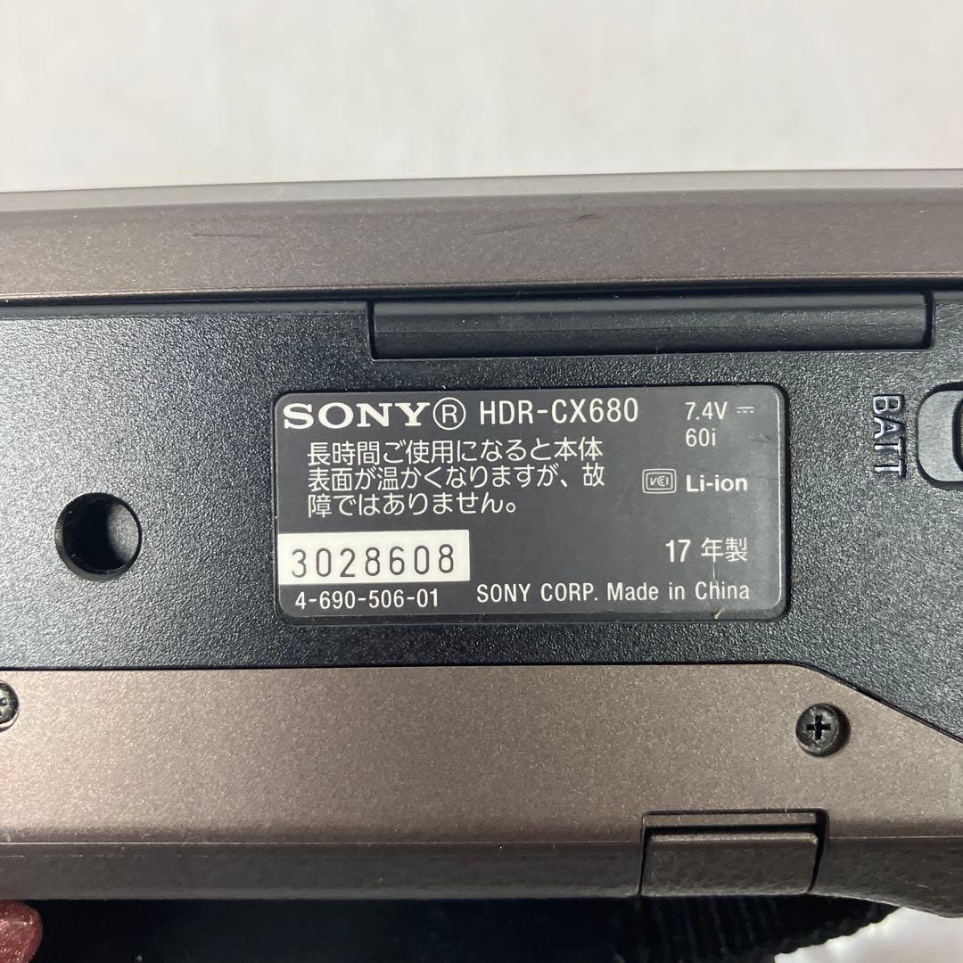 □ SONY HDR-CX680 ビデオカメラ