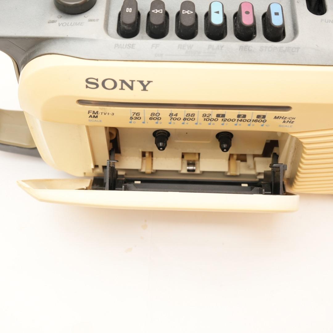 可動品 SONYラジカセ CFM-101 Souundclub カセットテープ