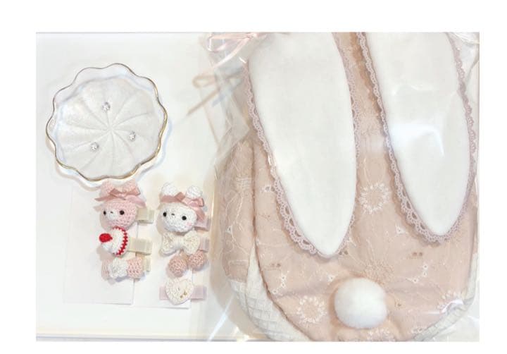 ハンドメイドスタイ　うさみみベビーリュック