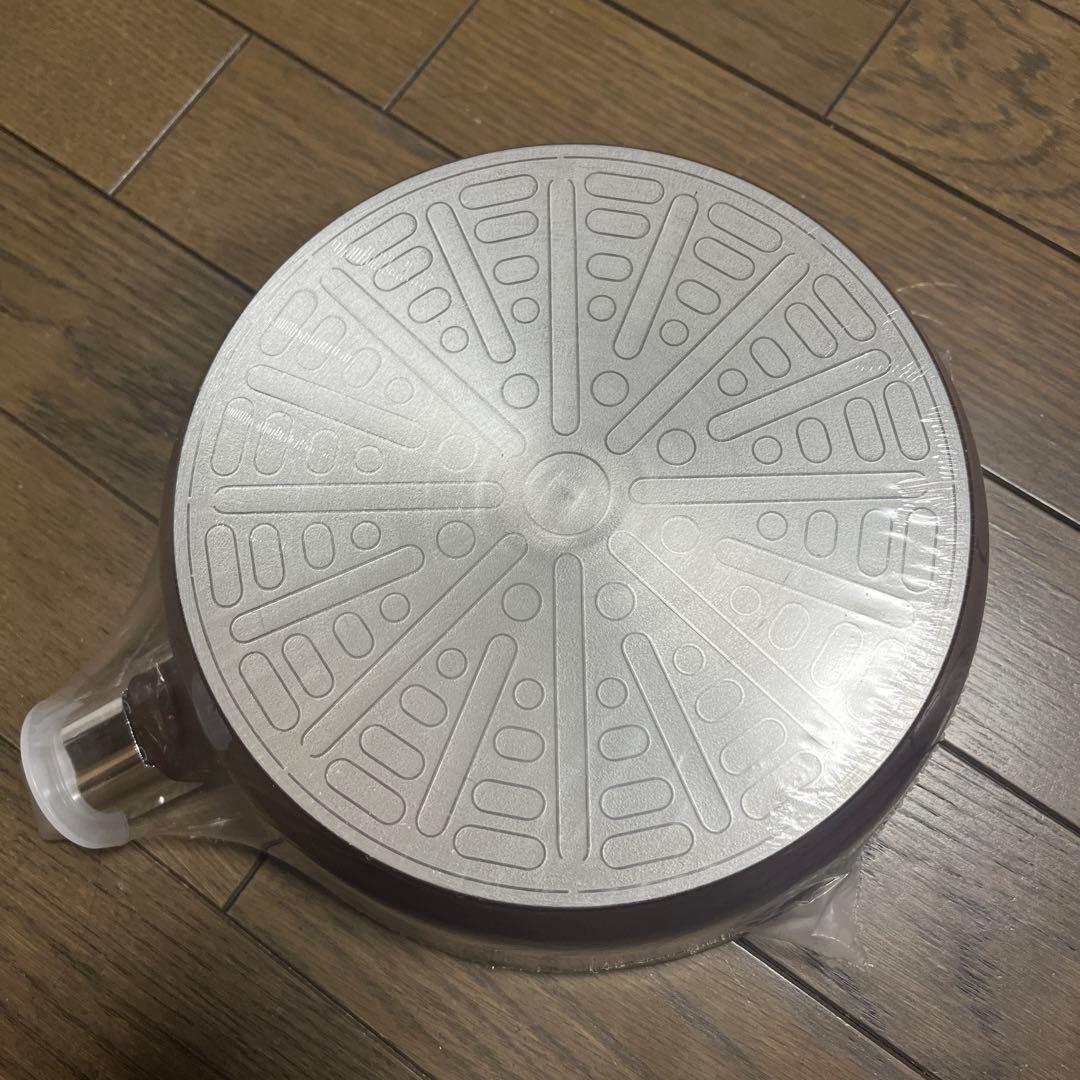 フライパン 22cm 蓋・箱付き グラビティー鋳造 ショコラ