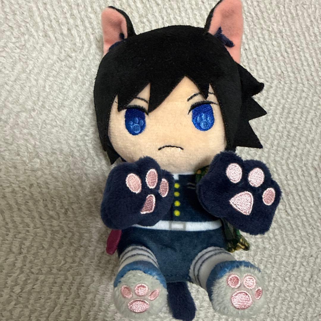 鬼滅の刃 にゃふぉるめ ぬいぐるみ 冨岡義勇　猫　ネコミミぬい