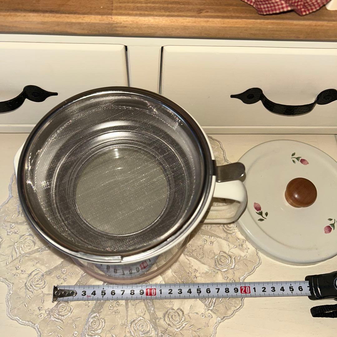 マニーローズ　ホーローオイルポット