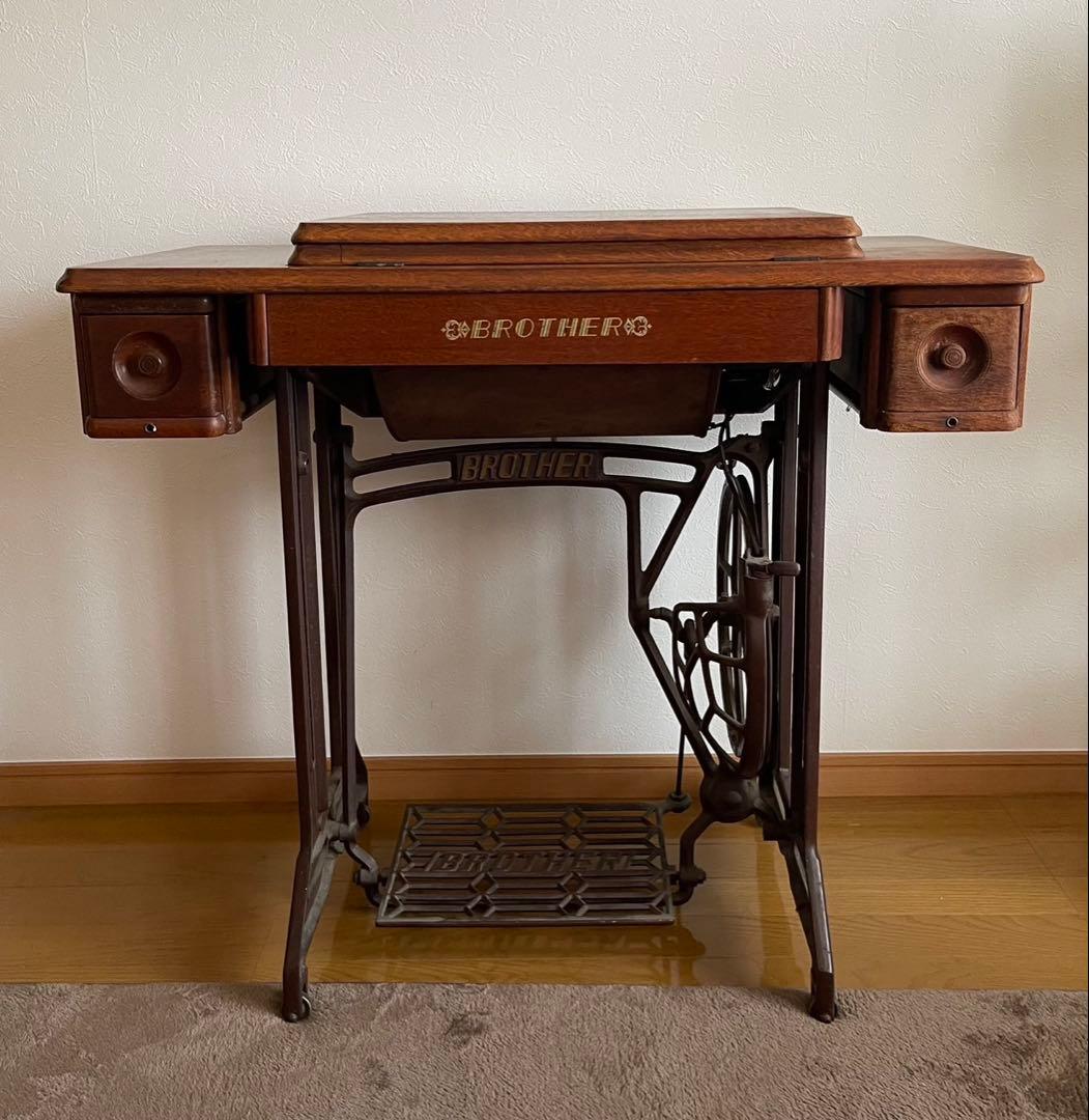 昭和レトロ BROTHER 足踏みミシン 当時物付属品