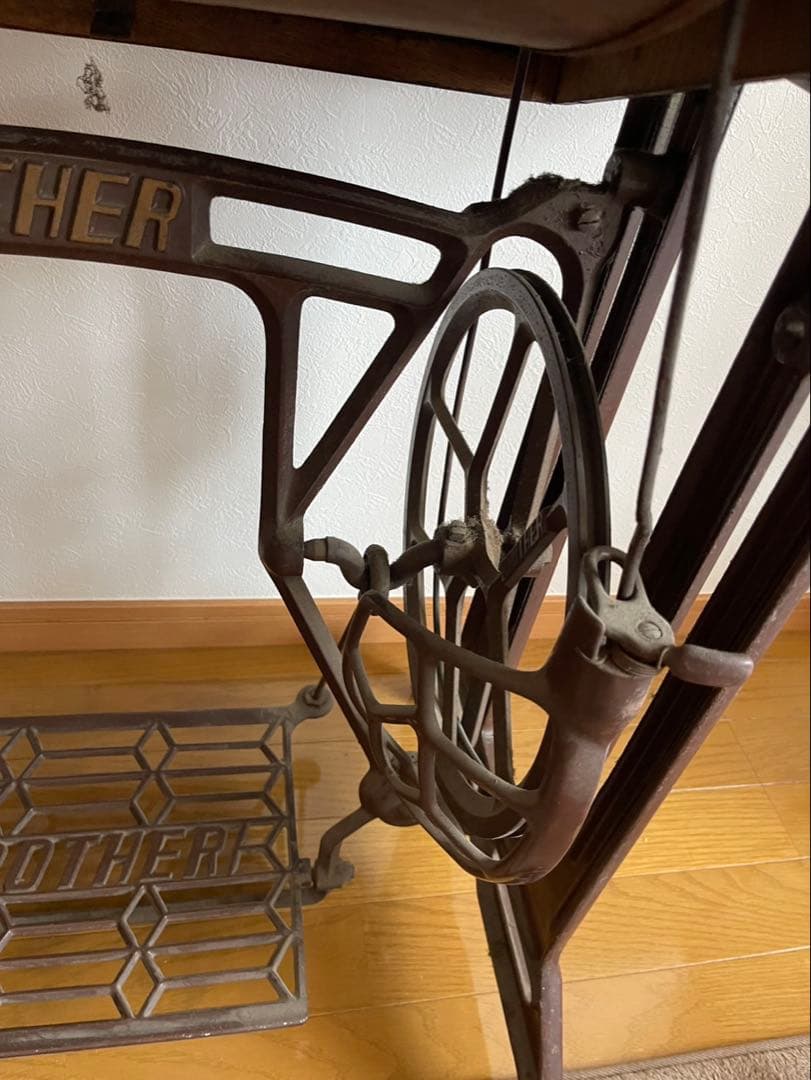 昭和レトロ BROTHER 足踏みミシン 当時物付属品