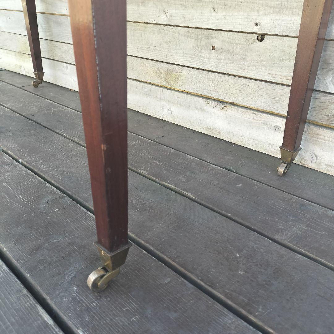 M♦Sale東名 レザートップ ライティング キャスター付き