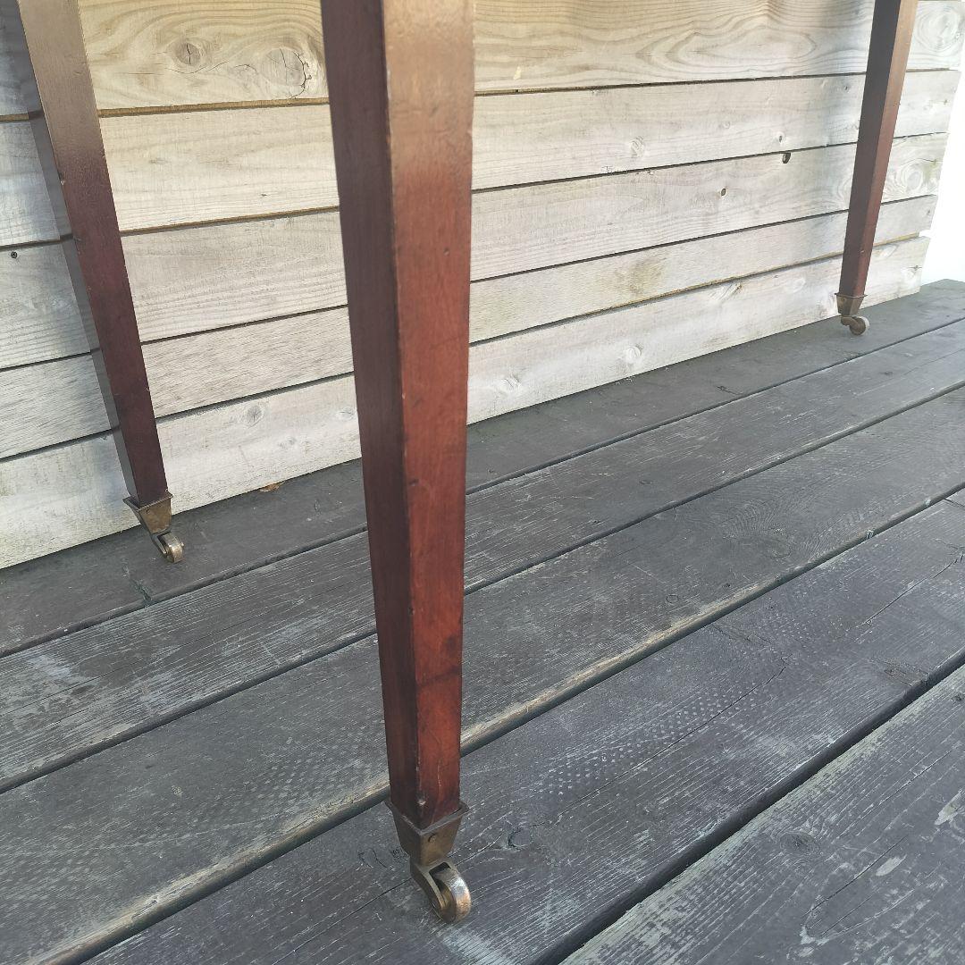 M♦Sale東名 レザートップ ライティング キャスター付き