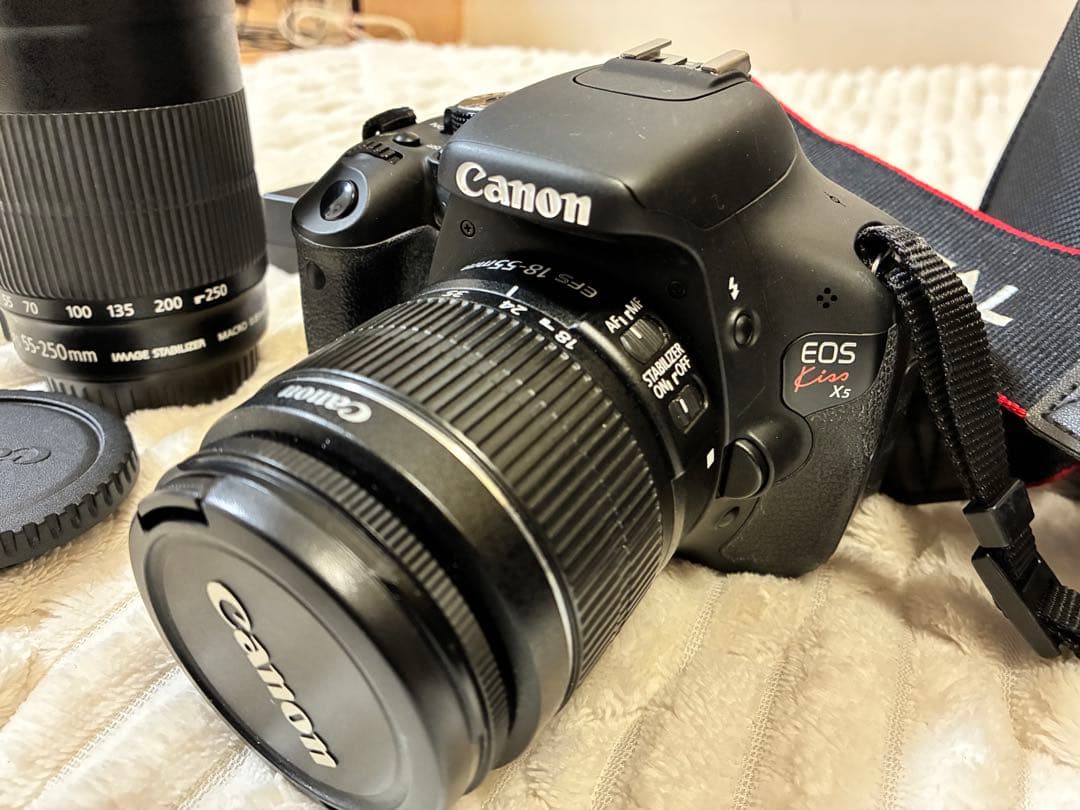 【すぐ使える】Canon Kiss X5 高性能望遠ダブルレンズ・バッグ付！
