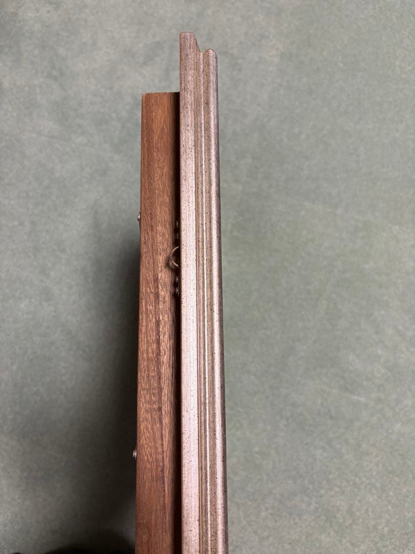 油彩画 青空と木々の風景