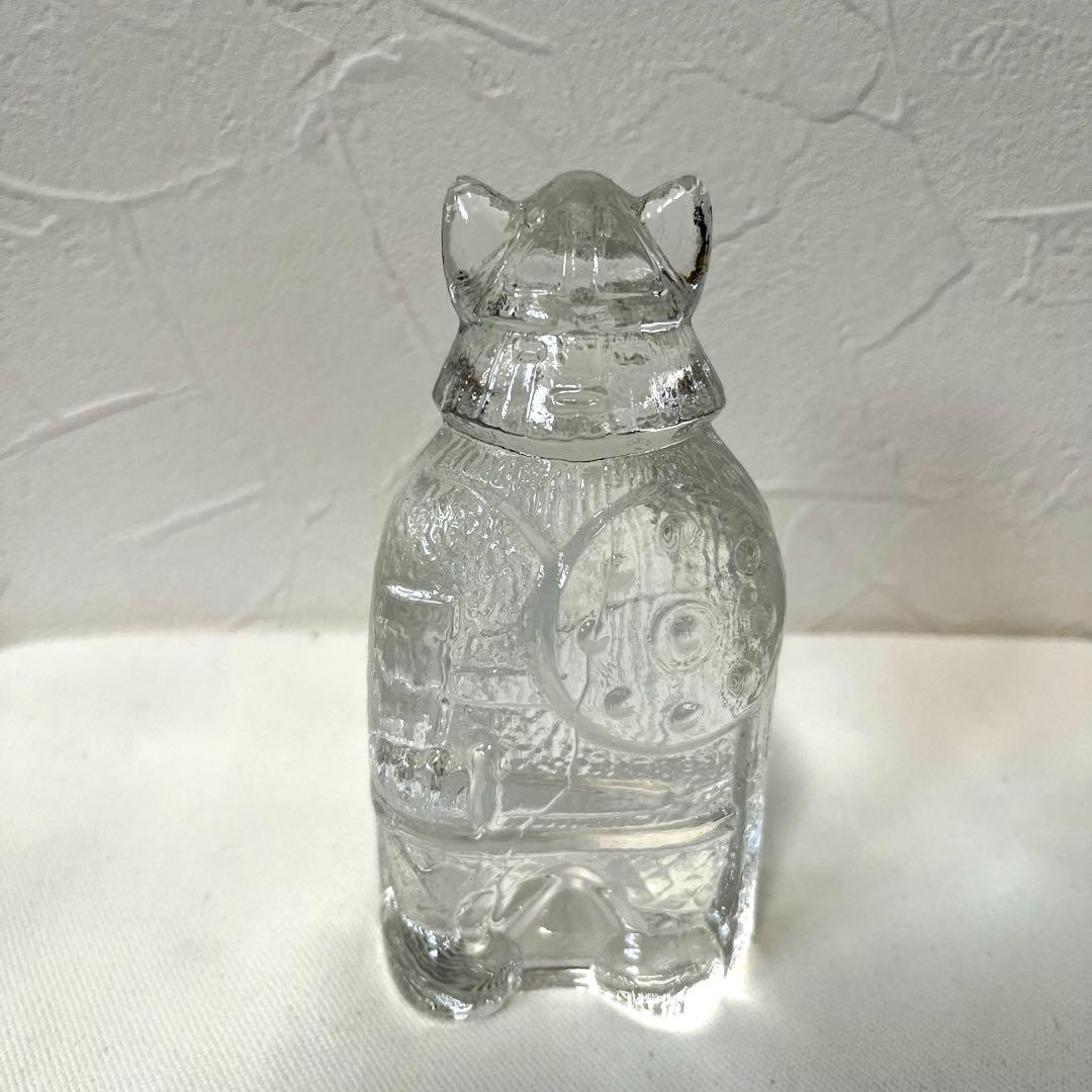 【値下】北欧　リンズハンマル社　バイキング& 馬の置物　クリスタルガラス