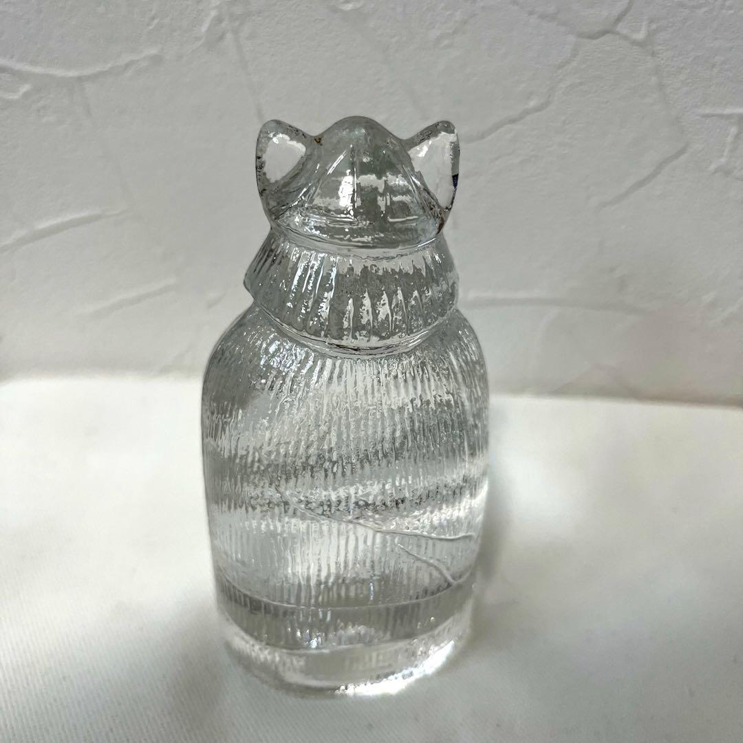 【値下】北欧　リンズハンマル社　バイキング& 馬の置物　クリスタルガラス