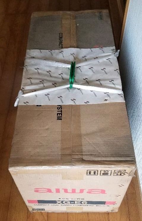 aiwa CD&カセットデッキ(未使用品) & 石原裕次郎 カセットテープ