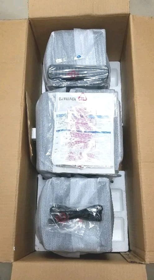 aiwa CD&カセットデッキ(未使用品) & 石原裕次郎 カセットテープ
