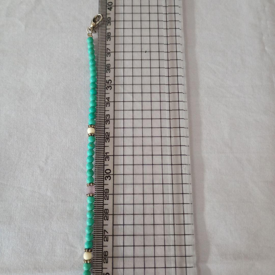ターコイズビーズネックレス