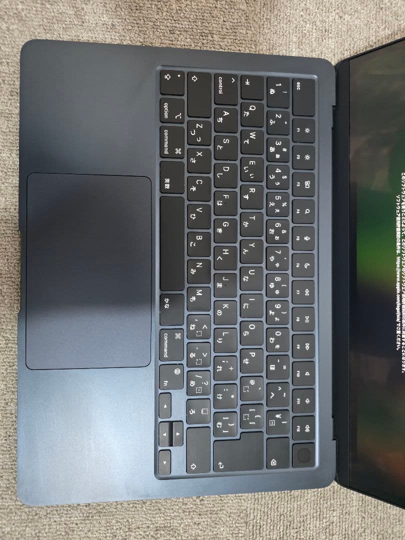 MacBook Air M3 13インチ 16GB 256GB 100% JIS