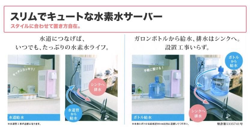 い～水H2 family 水素水サーバー HWP-500SW ウォーターサーバー