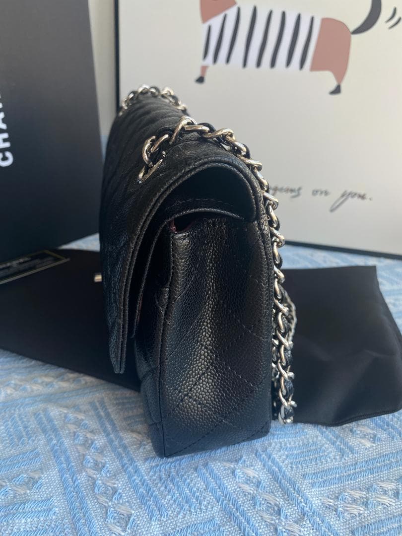 美品✨ 希少 cHaNeL✨ レザー ショルダーバッグ ✨ブラック