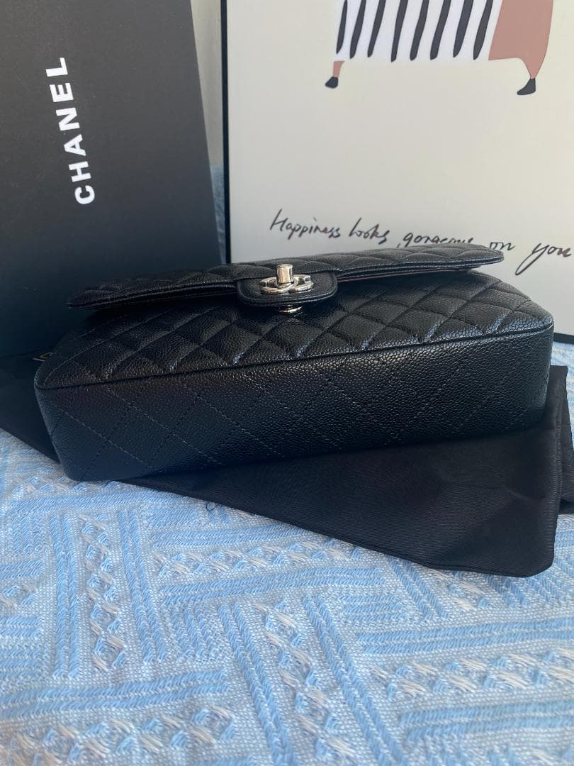 美品✨ 希少 cHaNeL✨ レザー ショルダーバッグ ✨ブラック