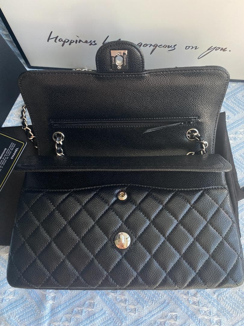 美品✨ 希少 cHaNeL✨ レザー ショルダーバッグ ✨ブラック